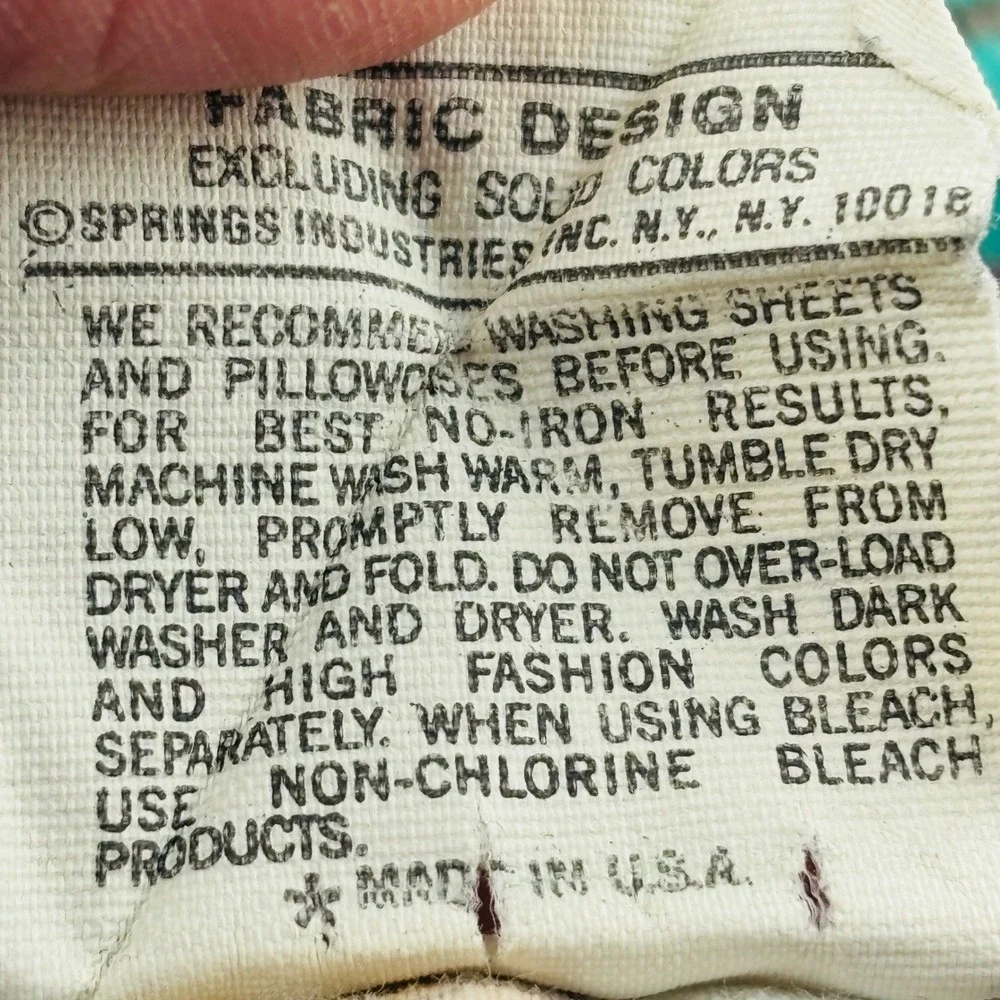 Vintage Where's Waldo Twin Flat Sheet Pillowcase Giant Dragon Springs 1990 Flaws